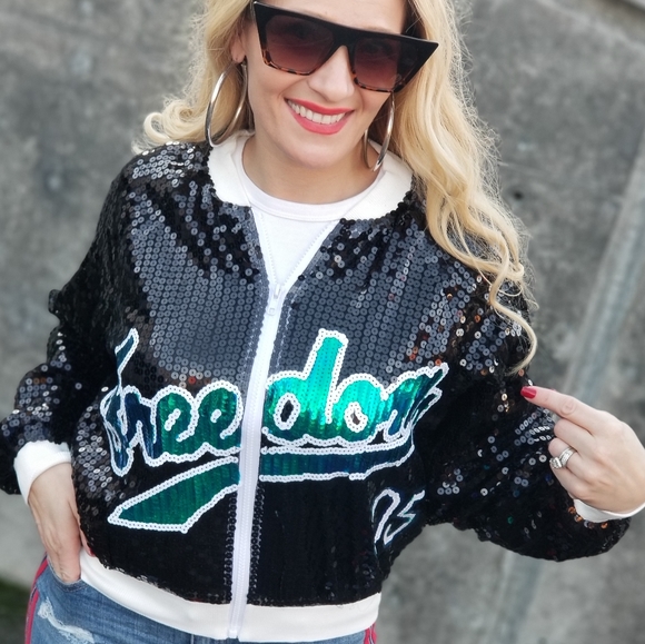 FREEDOM SEQUIN JACKET - Picture 2 of 6